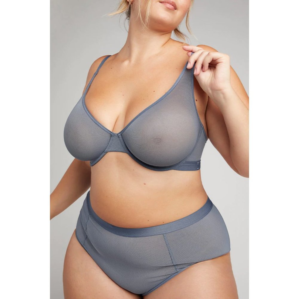 NEGATIVE 'Sieve High-Waist Brief' in Slate